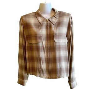 Vintage 90s InWear Brown Checked Jacket
